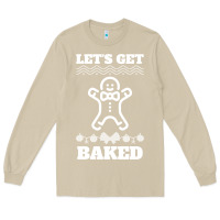 Mushroom Let's Get Baked Smoking Weed Funny Christmas Gift 1 Long Sleeve Tee - lanVoArt