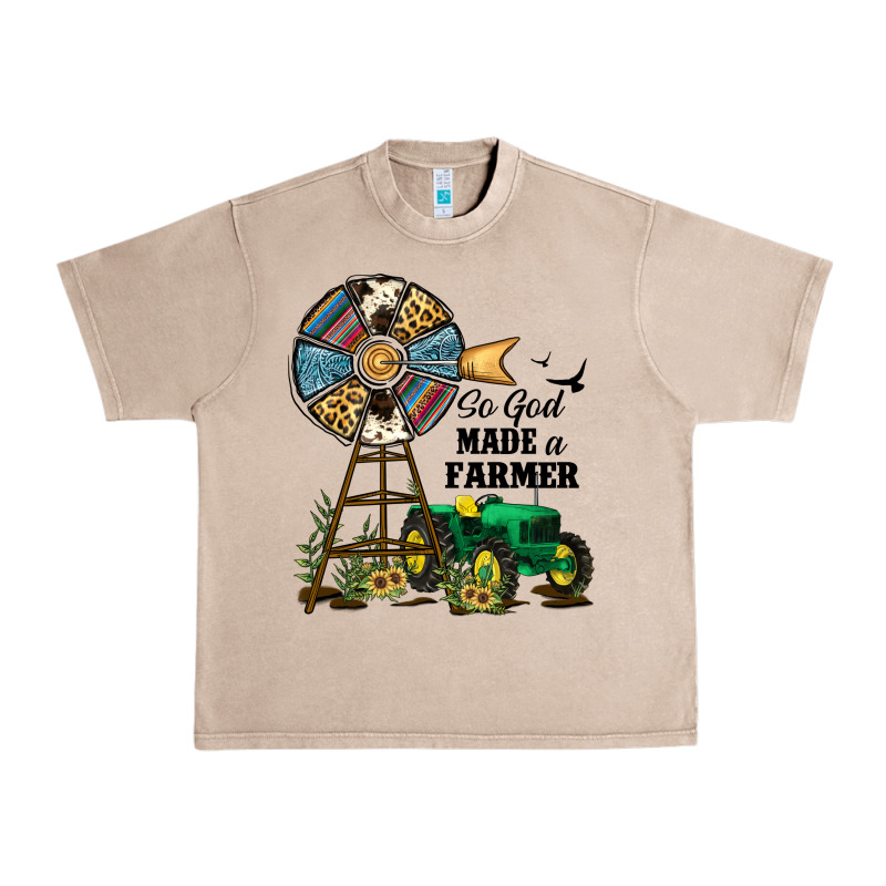 So God Made A Farmer Urban Heavy Tee by JahusDesignShop | Teevron