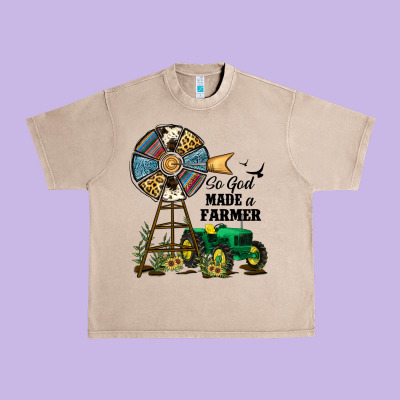 So God Made A Farmer Urban Heavy Tee Designed By Jahusdesignshop
