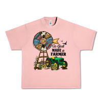 Salmon So God Made a Farmer Urban Heavy Tee - JahusDesignShop