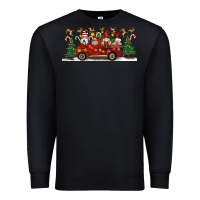 Black Christmas Gnome Truck Premium Sweatshirt - Artiststas