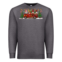 Charcoal Heather Christmas Gnome Truck Premium Sweatshirt - Artiststas