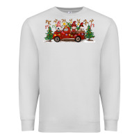 Dove Grey Christmas Gnome Truck Premium Sweatshirt - Artiststas