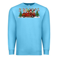 Ocean Blue Christmas Gnome Truck Premium Sweatshirt - Artiststas