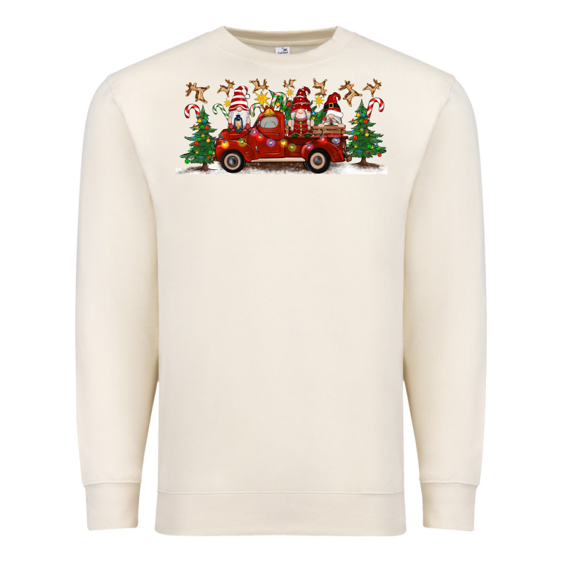 Christmas Gnome Truck Premium Sweatshirt by Artiststas | Teevron