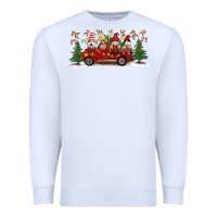 White Christmas Gnome Truck Premium Sweatshirt - Artiststas