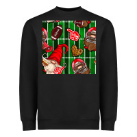 Black american football gnomes Heavyweight Sweatshirt - BundleAndBundleShop