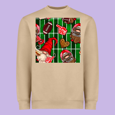 American Football Gnomes Heavyweight Sweatshirt Designed By Bundleandbundleshop