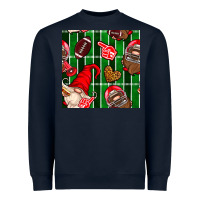 Navy american football gnomes Heavyweight Sweatshirt - BundleAndBundleShop