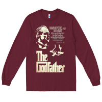 Burgundy The Godfather Long Sleeve Tee - lanVoArt