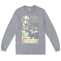 Heather Grey The Godfather Long Sleeve Tee - lanVoArt