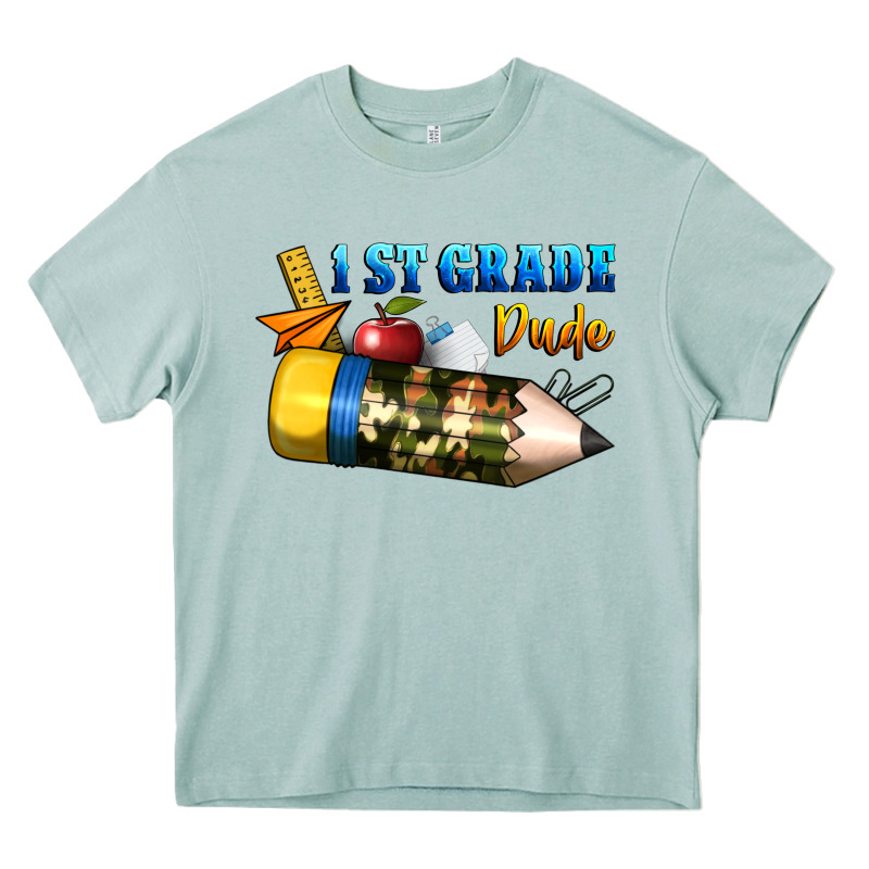 1 St Grade Dude Heavy Core Tee by BundleAndBundleShop | Teevron