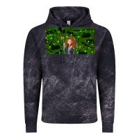 Cloud Black wizard girl and cat Vintage Hoodie - TumblerDesignByShophia