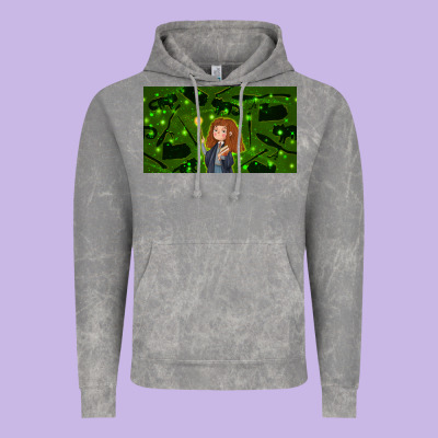 Wizard Girl And Cat Vintage Hoodie Designed By Tumblerdesignbyshophia