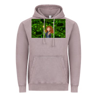 Vintage Zinc wizard girl and cat Vintage Hoodie - TumblerDesignByShophia