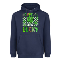 Navy happy go lucky Heavyweight Hoodie - Artiststas