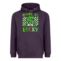 Plum happy go lucky Heavyweight Hoodie - Artiststas