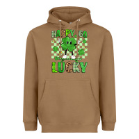 Toasted Coconut happy go lucky Heavyweight Hoodie - Artiststas