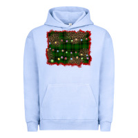 Pigment Grape Ice christmas green plaid background Urban Hoodie - BarkalooDesign