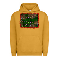 Pigment Peanut Butter christmas green plaid background Urban Hoodie - BarkalooDesign