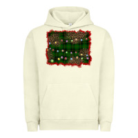 Pigment Pistachio christmas green plaid background Urban Hoodie - BarkalooDesign