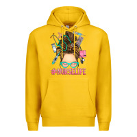 Lemon messy bun nurse life Premium Hoodie - RanaPortraitStore