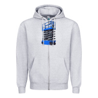 Heather Grey scissor lift Zipper Hoodie - LillyAllenDesigns
