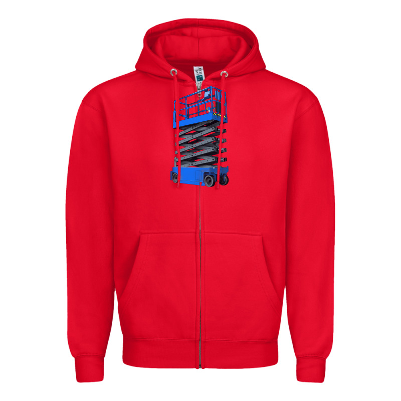 Scissor Lift Zipper Hoodie by LillyAllenDesigns | Teevron