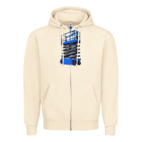 Sandshell scissor lift Zipper Hoodie - LillyAllenDesigns