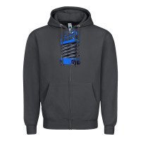 Smoke scissor lift Zipper Hoodie - LillyAllenDesigns
