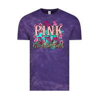 Cloud Purple The pink is for my Grandma Cancer Awareness Vintage Tee - HowdyJamesFarm