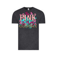 Vintage Black The pink is for my Grandma Cancer Awareness Vintage Tee - HowdyJamesFarm