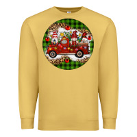 Antique Gold christmas gnomes truck Premium Sweatshirt - Artiststas
