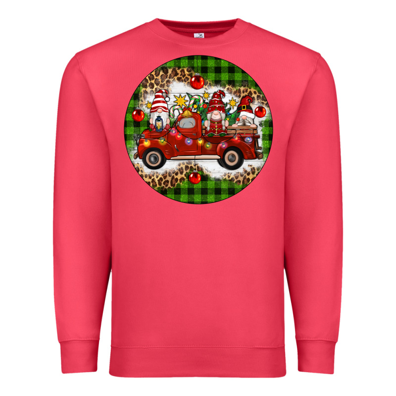 Christmas Gnomes Truck Premium Sweatshirt by Artiststas | Teevron