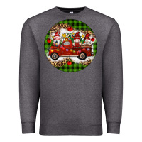 Charcoal Heather christmas gnomes truck Premium Sweatshirt - Artiststas