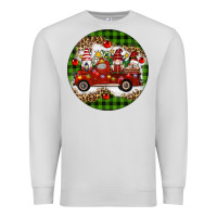 Dove Grey christmas gnomes truck Premium Sweatshirt - Artiststas