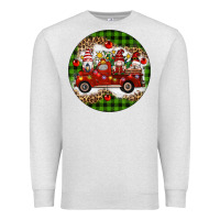Oatmeal Heather christmas gnomes truck Premium Sweatshirt - Artiststas