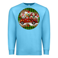 Ocean Blue christmas gnomes truck Premium Sweatshirt - Artiststas