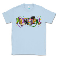 Dusty Blue mardi gras principal Classic Tee - texasbilliewilder