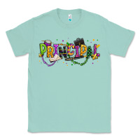 Seafoam mardi gras principal Classic Tee - texasbilliewilder