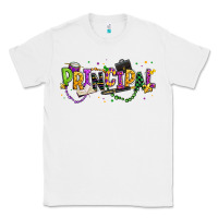White mardi gras principal Classic Tee - texasbilliewilder