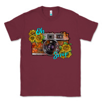 Burgundy oh snap Classic Tee - RacoonDesign