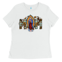 White mom virgin mary Ladies Tee - SublimationCraftShop