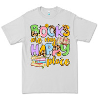 Dove Grey books are my happy place Premium Tee - Artiststas