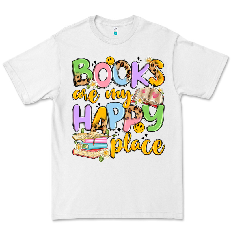 Books Are My Happy Place Premium Tee by Artiststas | Teevron