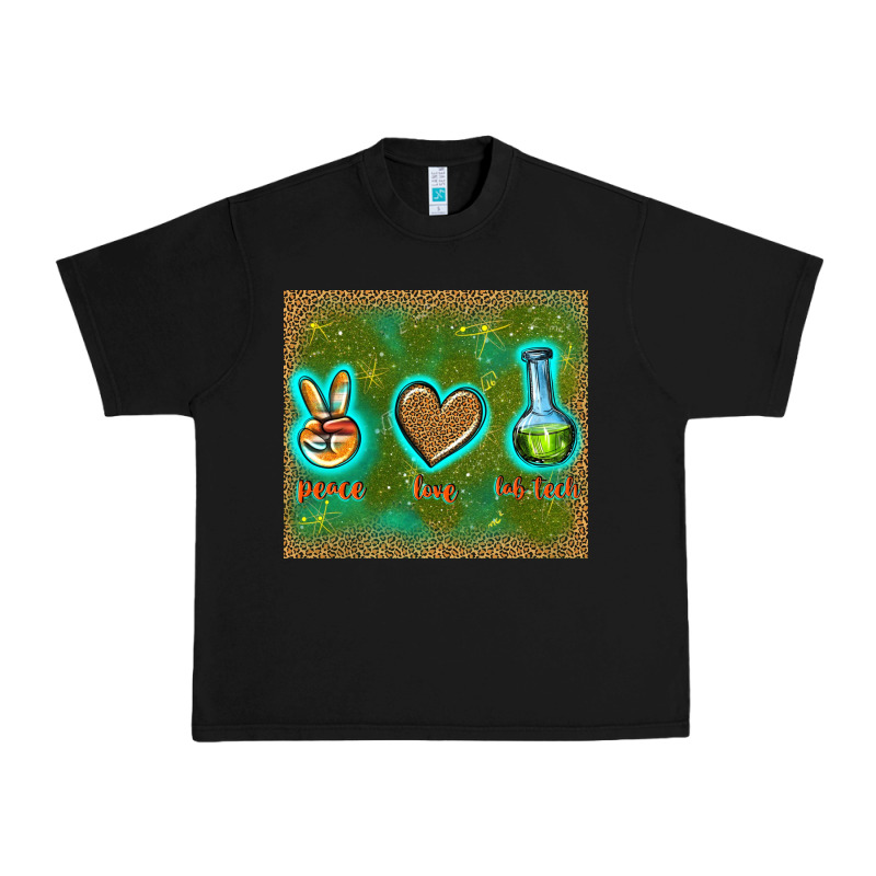 Peace Love Lab Tech Urban Heavy Tee by TumblerDesignByShophia | Teevron