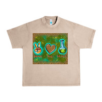 French Oak peace love lab tech Urban Heavy Tee - TumblerDesignByShophia