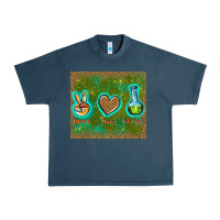 Midnight Navy peace love lab tech Urban Heavy Tee - TumblerDesignByShophia