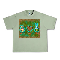 Oil Green peace love lab tech Urban Heavy Tee - TumblerDesignByShophia