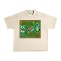 Sandshell peace love lab tech Urban Heavy Tee - TumblerDesignByShophia